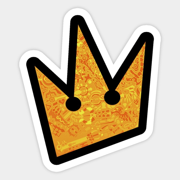 Blades of the Kingdom (warm) Sticker by paintchips